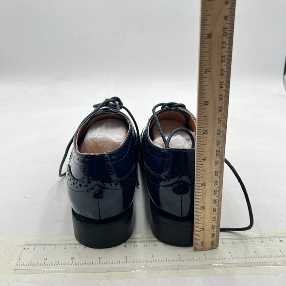 FSJ Men's Blue Oxford Shoes - Picture 5 of 8